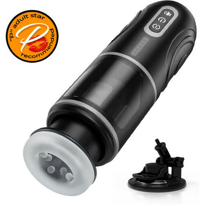 【Free Hand】Chainsaw - 7 Thrusting Rotation Automatic Masturbator with Suction Base