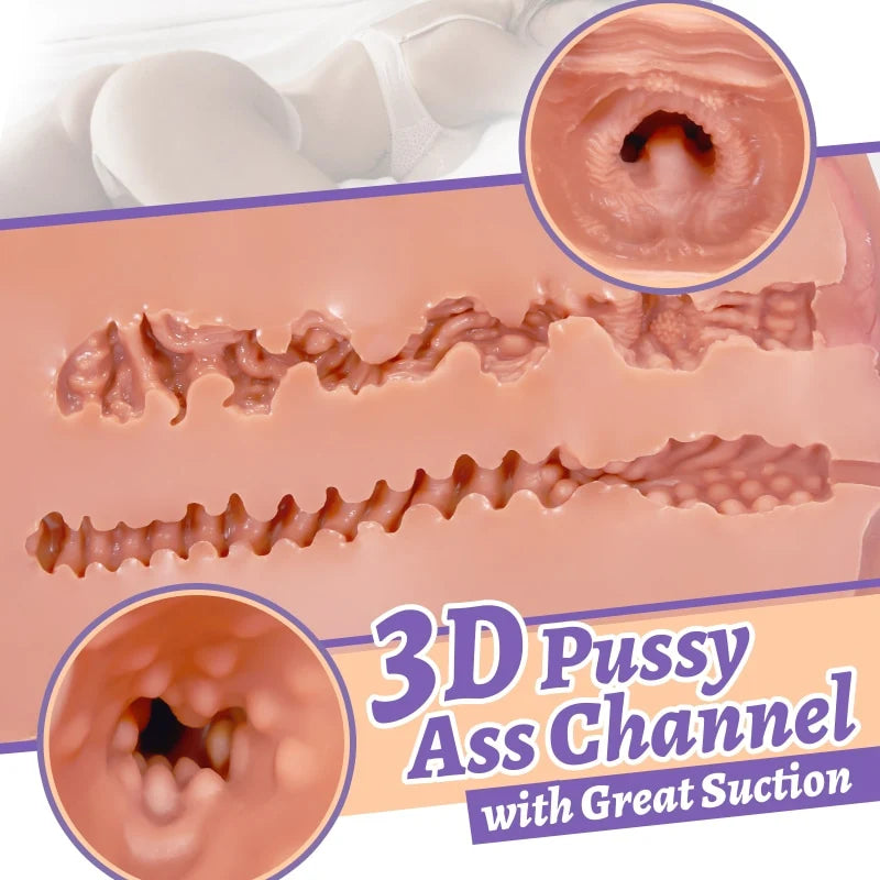 Indie Lifelike Butt 10.7 LBS Torso Sex Doll Male Masturbator