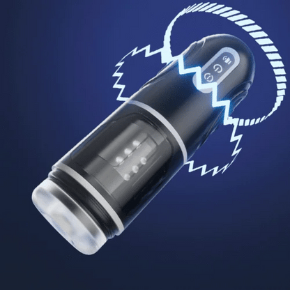【Free Hand】Chainsaw - 7 Thrusting Rotation Automatic Masturbator with Suction Base