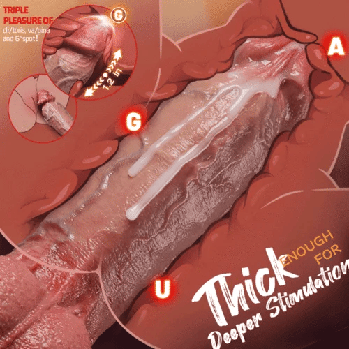【Ultra-Realistic Dildo】Kimi - 10.8‘’ x 2.32‘’ Thick Thrusting Dildo with Hand-Painted Veins & True-to-Life Skin Texture