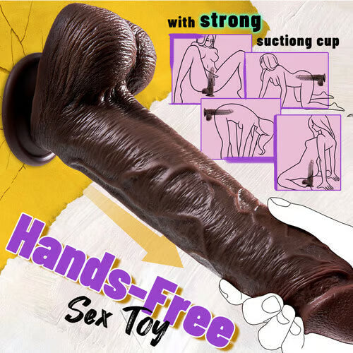 【Extra Large!】Outrider Vibrating Thrusting Thick Long Lifelike Dildo 10.75 In