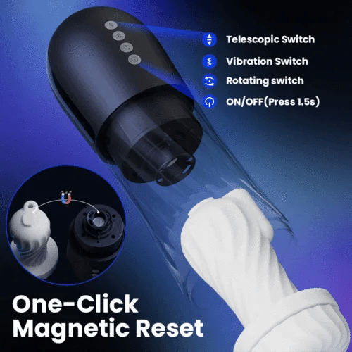Dreamer - 3 Rotating 5 Thrusting 5 Vibrating Heating Male Stroker