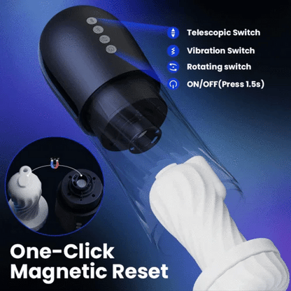 Dreamer - 3 Rotating 5 Thrusting 5 Vibrating Heating Male Stroker