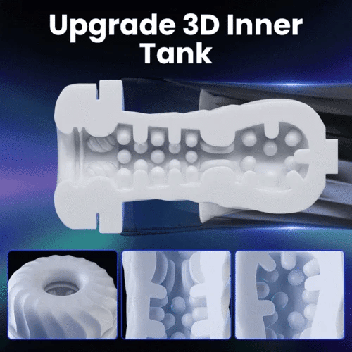 Dreamer - 3 Rotating 5 Thrusting 5 Vibrating Heating Male Stroker