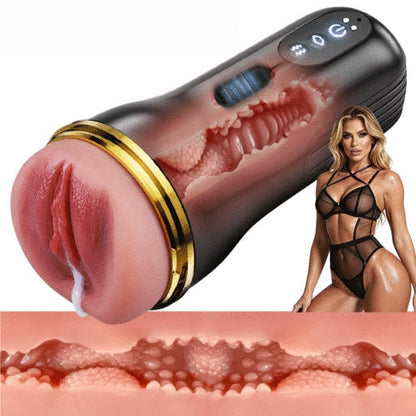 【Free Shipping】Captain - Realistic Suction & Vibration Tight Feeling Different Sensations Automatic Male Masturbator